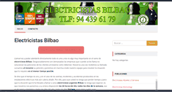 Desktop Screenshot of electricistasbilbao.com